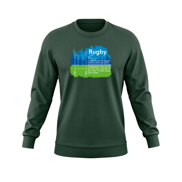 Classic Rugby Sweatshirt - Rugby Noun Print - Image 4