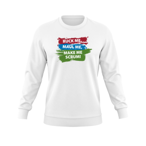 Classic Rugby Sweatshirt -  Ruck Me Print